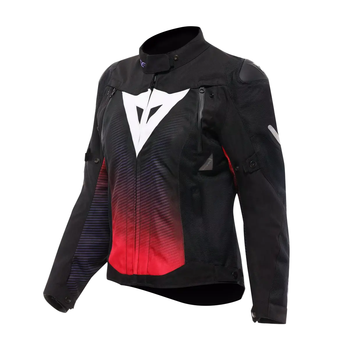 Dainese Super Sprint Women's D-Dry Jacket - Black/Fuchsia/White 1