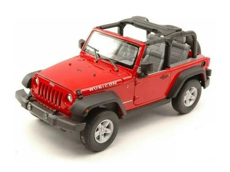2007 Jeep Wrangler Red (Nex) Diecast 1:24 Scale Model - Welly 22489Rd 1