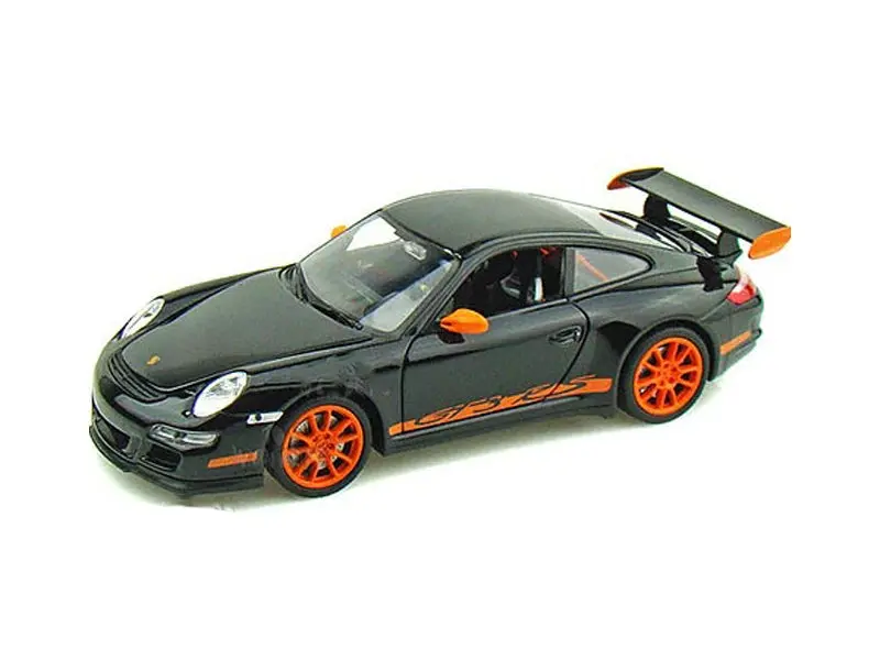 Porsche 911 (997) Gt3 Rs Black Diecast 1:24 Scale Model - Welly 22495Bk 1