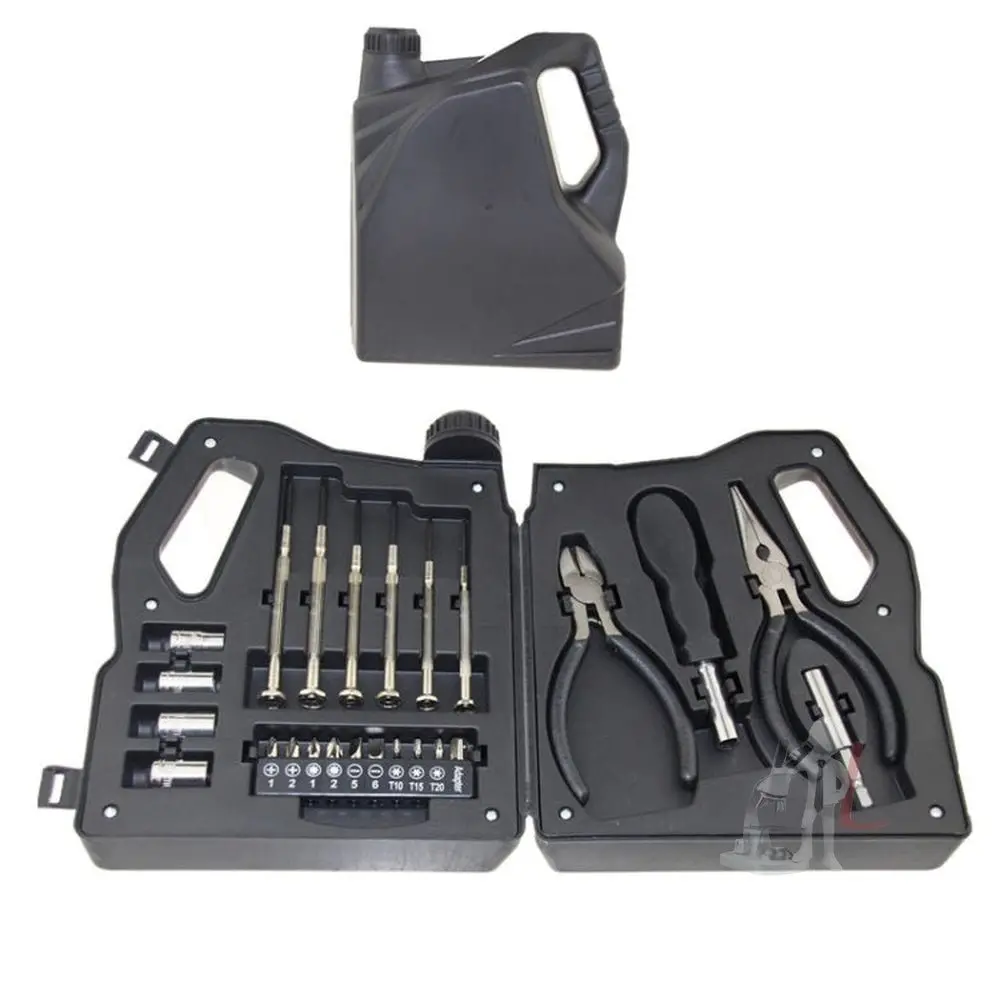 24 In 1 Oil Bottle Shaped Tool Set Household Hardware Utility Kit 1