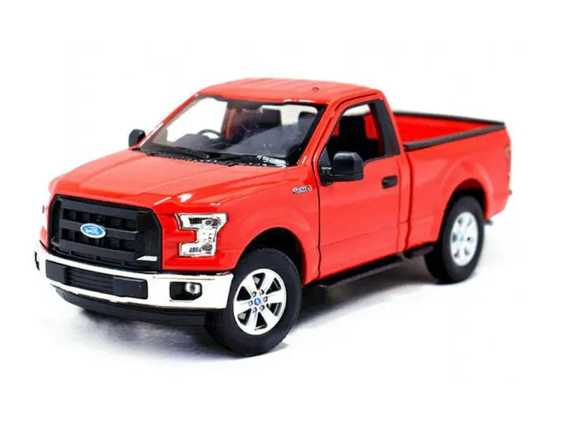 2015 Ford F-150 Regular Cab Pickup Truck Red (Nex) Diecast 1:24 Scale Model - Welly 24063Rd 1