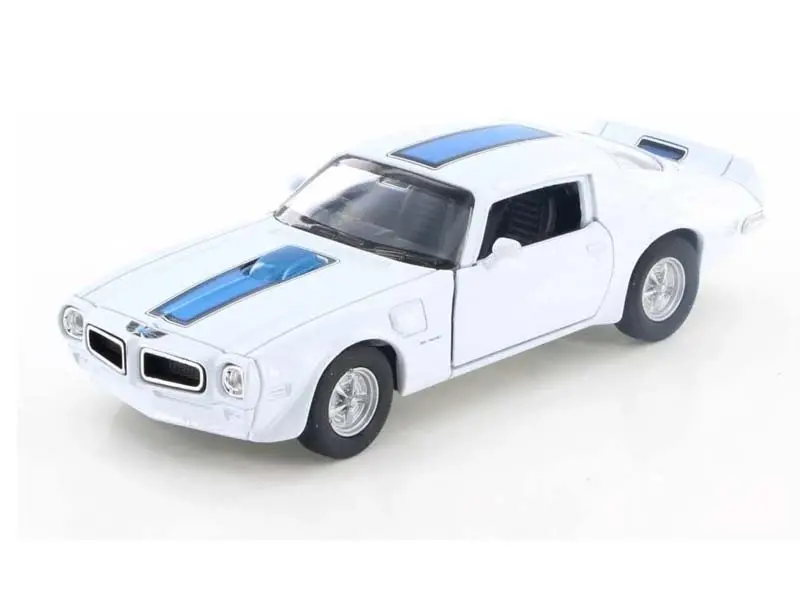 1972 Pontiac Firebird Trans Am - White (Nex) Diecast 1:24-1:27 Scale Model - Welly 24075Wh 1