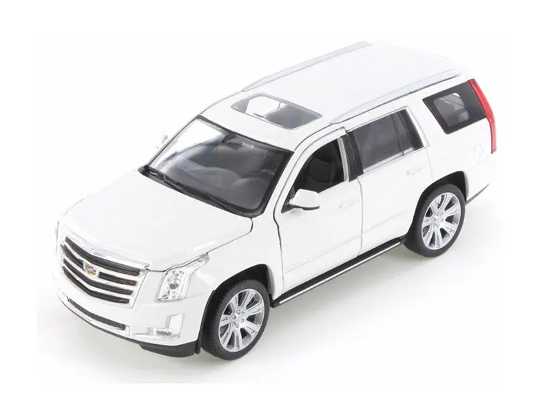 2017 Cadillac Escalade W/ Sunroof - White (Nex) Diecast 1:27 Scale Model - Welly 24084Wh 1