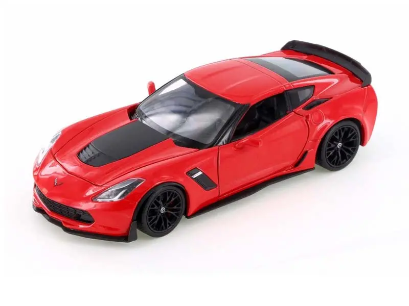 2017 Chevrolet Corvette Z06 Red (Nex) Diecast 1:24 Model - Welly 24085Rd 1