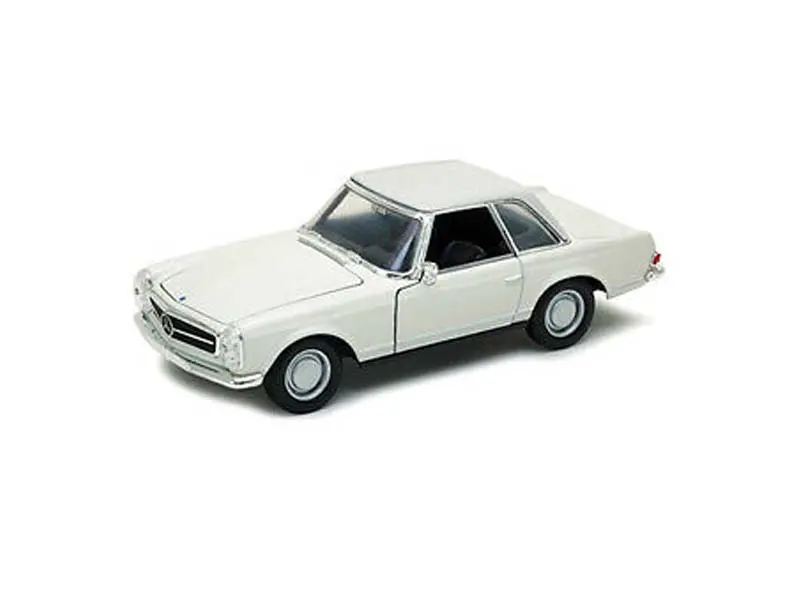 1963 Mercedes Benz 230Sl Coupe - Cream (Nex) Diecast 1:24 Scale Model Car - Welly 24093Crm 1