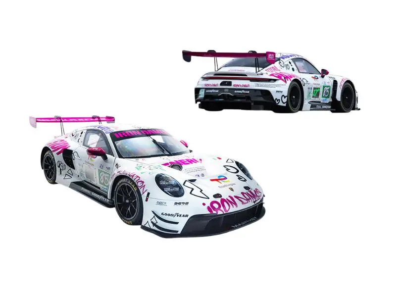 Pre-Order Porsche 911 Gt3 R Iron Dames 2025 Le Mans 24H Lmgt3 #85 Diecast 1:64 Scale Model - Trends Hobby 241084-J 1