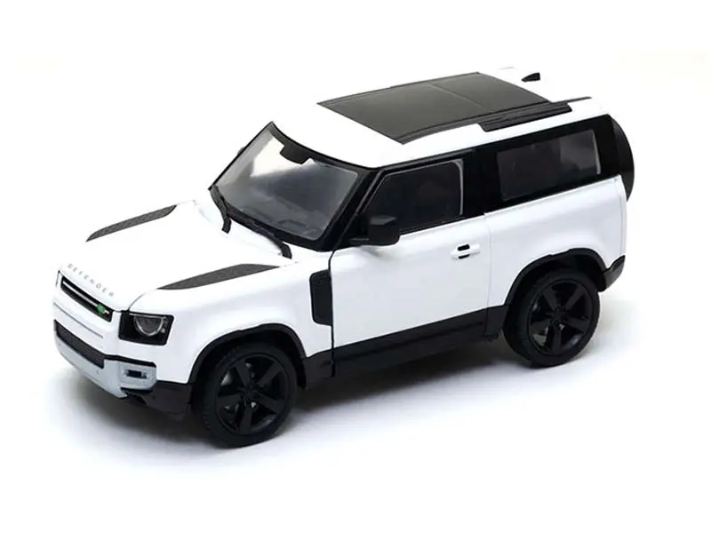 2020 Land Rover Defender - Metallic Cream White (Nex) Diecast 1:26 Scale Model - Welly 24110Crm 1