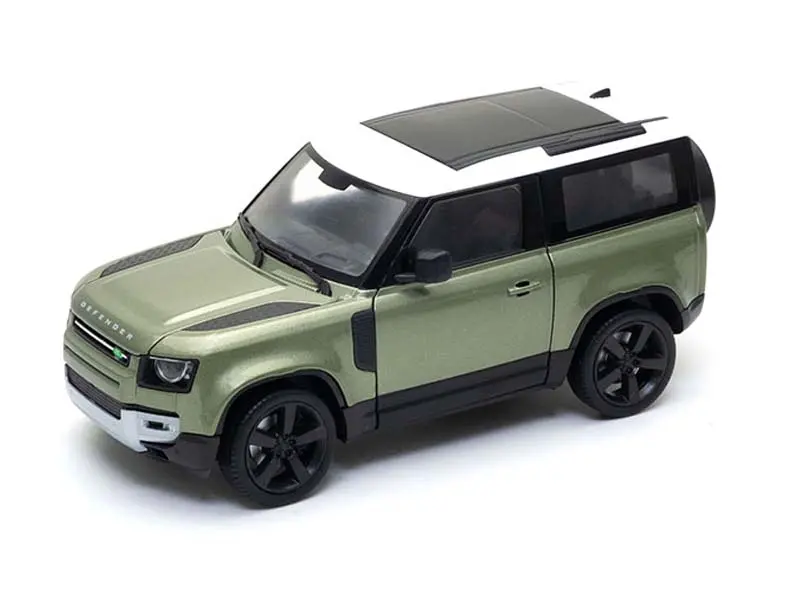 2020 Land Rover Defender - Metallic Green (Nex) Diecast 1:26 Scale Model - Welly 24110Mgr 1