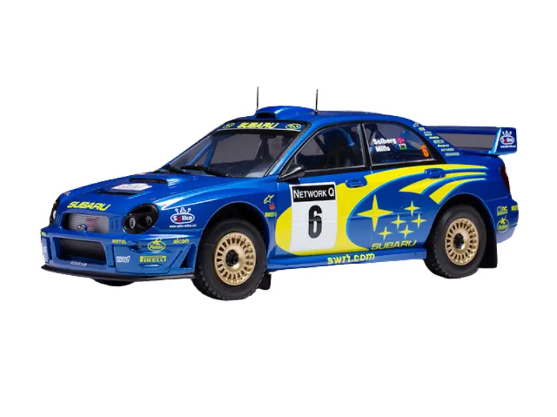 2001 Subaru Impreza S7 Wrc #6 P.Solberg - P.Mills Rally Of Great Britain 2001 Diecast 1:24 Scale Model - Ixo America 24Ral026b22 1