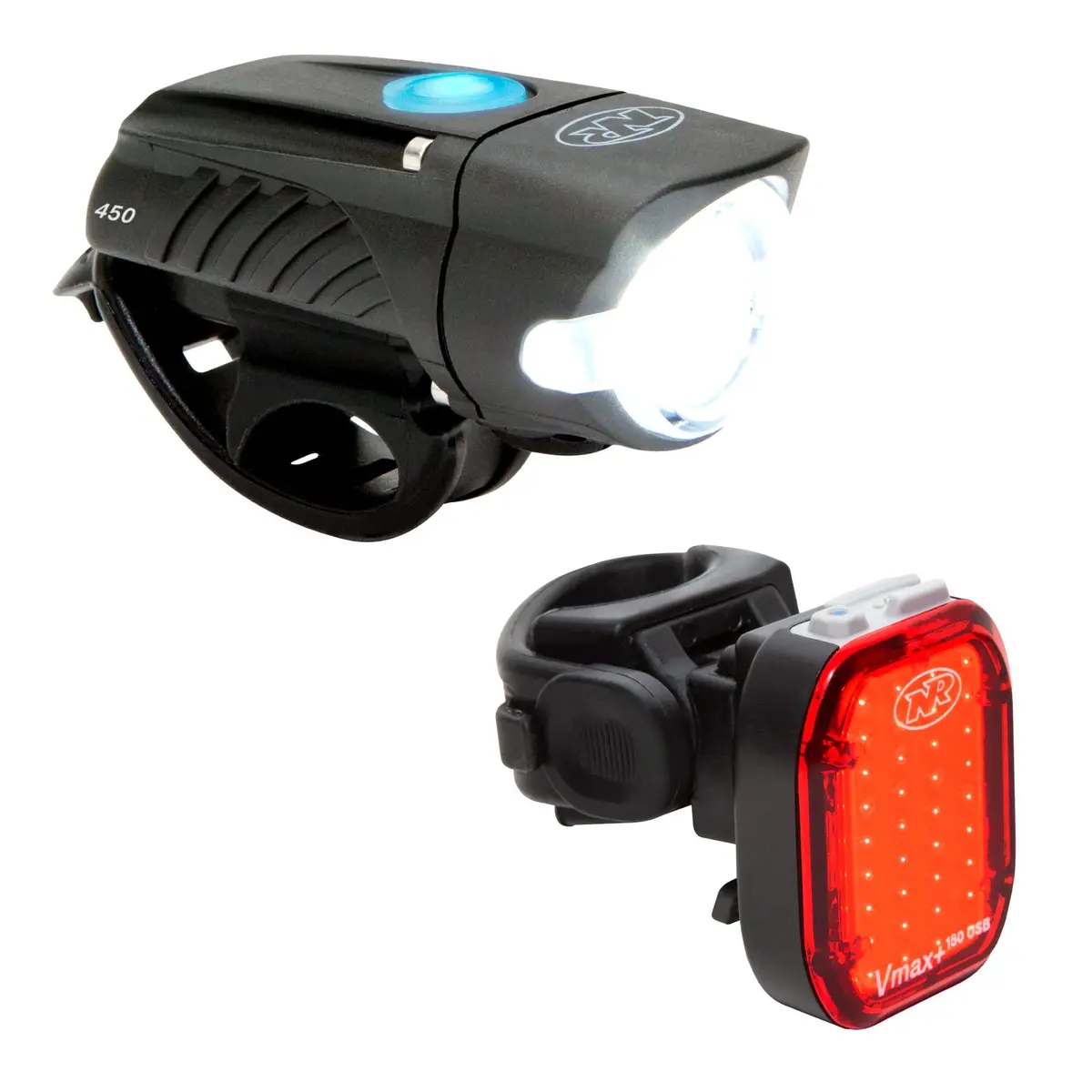 Swift 450 And Vmax+ 180 Combo Front And Rear Light Set 1