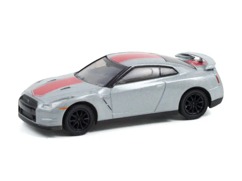 2016 Nissan Gt-R (R35) Pearl White 50Th (Anniversary Series 13) Diecast 1:64 Scale Model - Greenlight 28080D 1