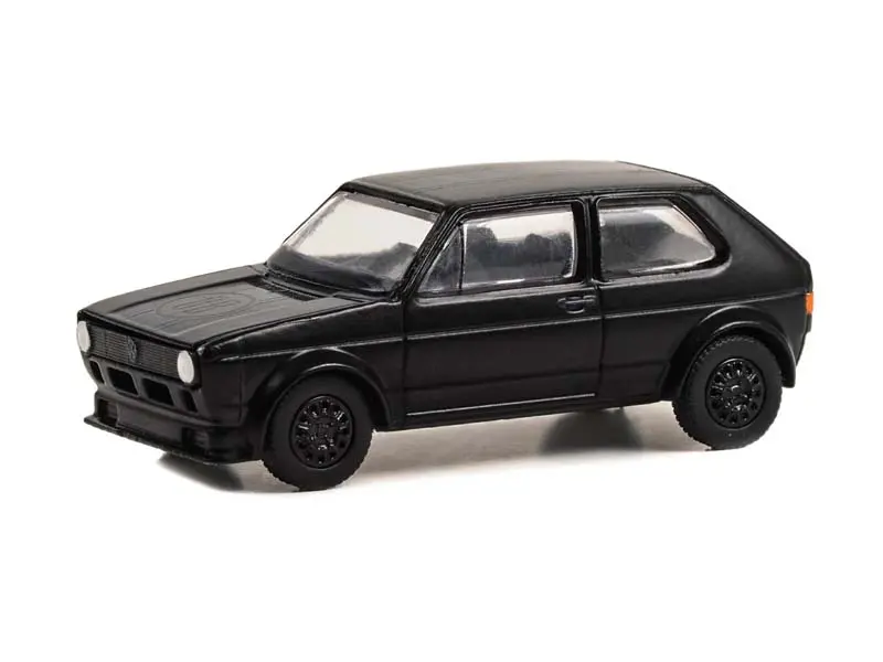 1980 Volkswagen Rabbit Widebody - Black Bandit Racing (Black Bandit Series 28) Diecast 1:64 Scale Models - Greenlight 28130C 1