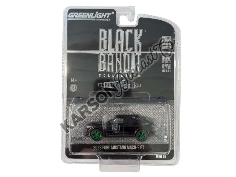 Chase 2023 Ford Mustang Mach-E Gt - Black Bandit Police (Black Bandit Series 28) Diecast 1:64 Scale Models - Greenlight 28130F 1
