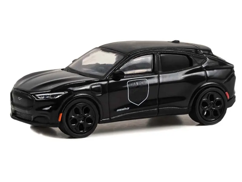 2023 Ford Mustang Mach-E Gt - Black Bandit Police (Black Bandit Series 28) Diecast 1:64 Scale Models - Greenlight 28130F 1