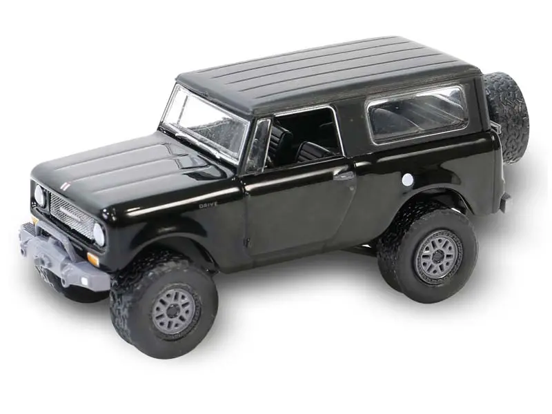 1969 Harvester Scout Lifted (Black Bandit Series 29) Diecast 1:64 Scale Model - Greenlight 28150B 1