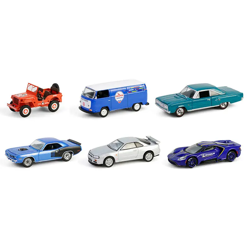 (Anniversary Collection Series 17) Set Of 6 Diecast 1:64 Scale Models - Greenlight 28160 1