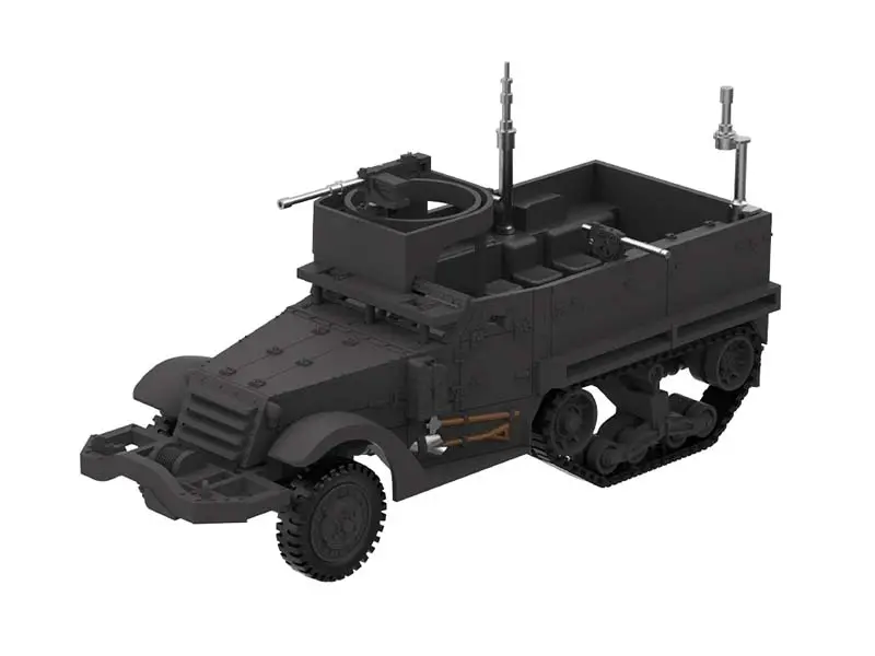 Pre-Order Us M16 Multiple Gun Half-Track (Black Bandit Series 31) Diecast 1:64 Scale Model - Greenlight 28190D 1