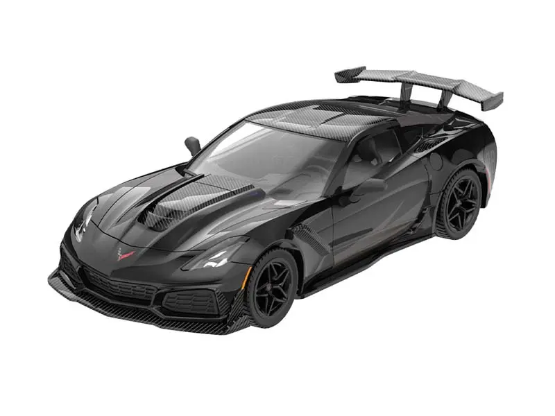 Pre-Order 2019 Chevrolet Corvette Zr1 - Hard Top (Black Bandit Series 31) Diecast 1:64 Scale Model - Greenlight 28190E 1