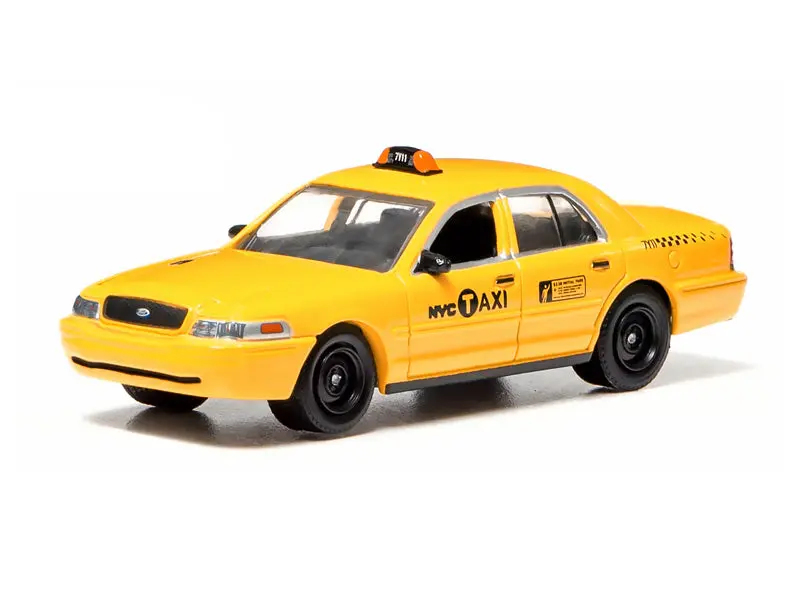 2011 Ford Crown Victoria Nyc Taxi Diecast 1:64 Scale Model - Greenlight 29773 1