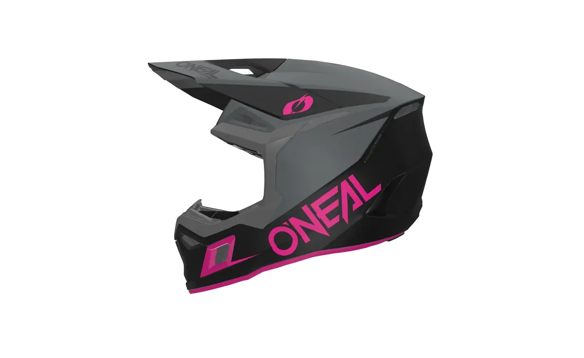Oneal 2026 3Srs Solid Helmet - Pink/Grey/Black 1