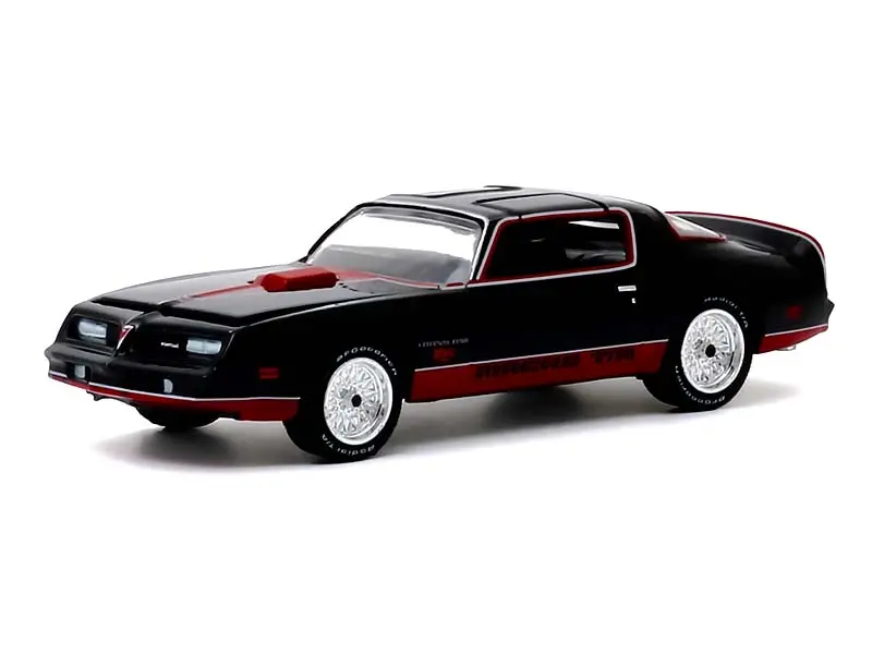 1978 Pontiac Firebird Macho Trans Am #104 Of 204 By Mecham Design - Black And Red Diecast 1:64 Model - Greenlight 30149 1