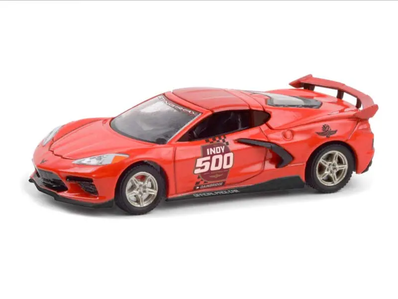 2020 Chevrolet Corvette C8 Stingray Coupe - Indianapolis 500 Official Pace Car Diecast 1:64 Scale Model - Greenlight 30227 1