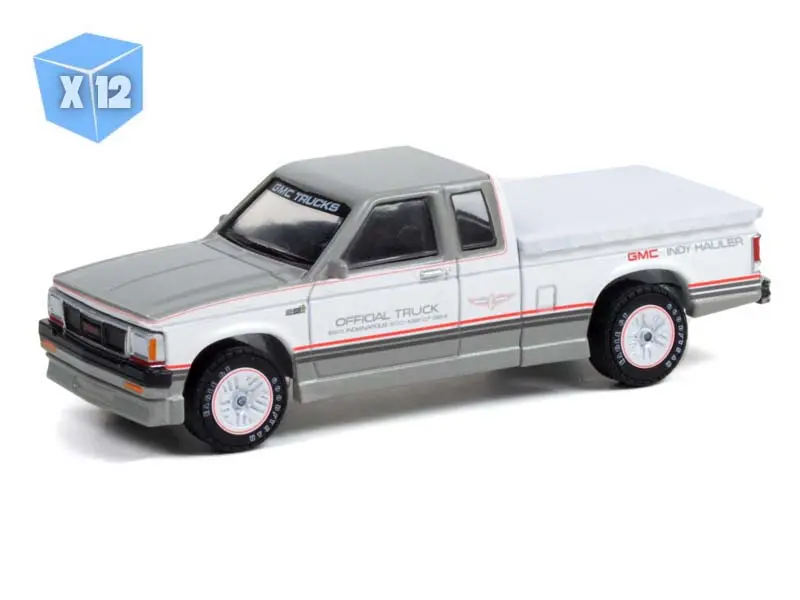 12 Pack 1984 Gmc S-15 Extended Cab Pickup Truck - 68Th Annual Indianapolis 500 Mile Race Diecast 1:64 Model - Greenlight 30230 1