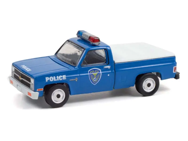 1981 Chevrolet C-10 Custom Deluxe - Conrail (Consolidated Rail Corporation) Police Diecast 1:64 Scale Model - Greenlight 30278 1