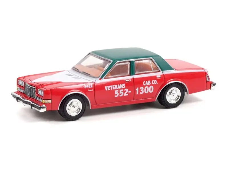 1983 Dodge Diplomat - Veteran's Cab Co. San Francisco California Diecast 1:64 Scale Model - Greenlight 30283 1