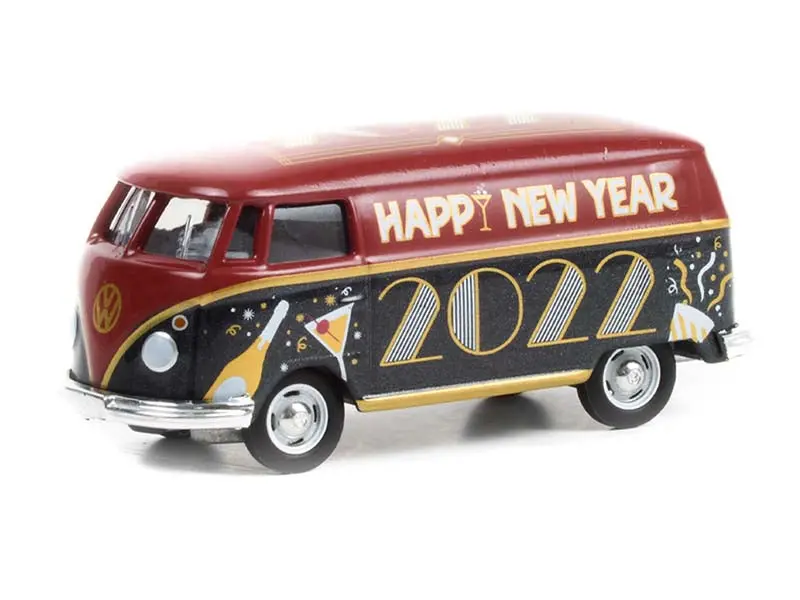 Volkswagen Type 2 Panel Van - New Year 2022 Diecast 1:64 Model Car - Greenlight 30319 1