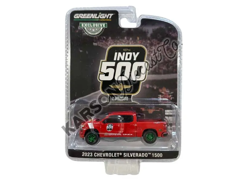 Chase 2023 Chevrolet Silverado 1500 - 2023 107Th Running Of The Indianapolis 500 Diecast 1:64 Model - Greenlight 30457 1
