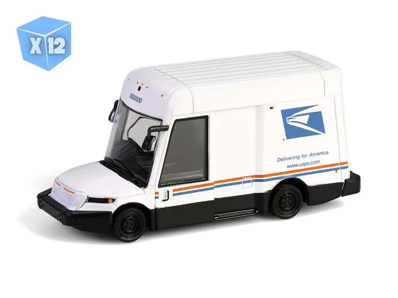 12 Pack United States Postal Service Next Generation Delivery Vehicle - Ngdv Diecast 1:64 Scale Model - Greenlight 30530 1