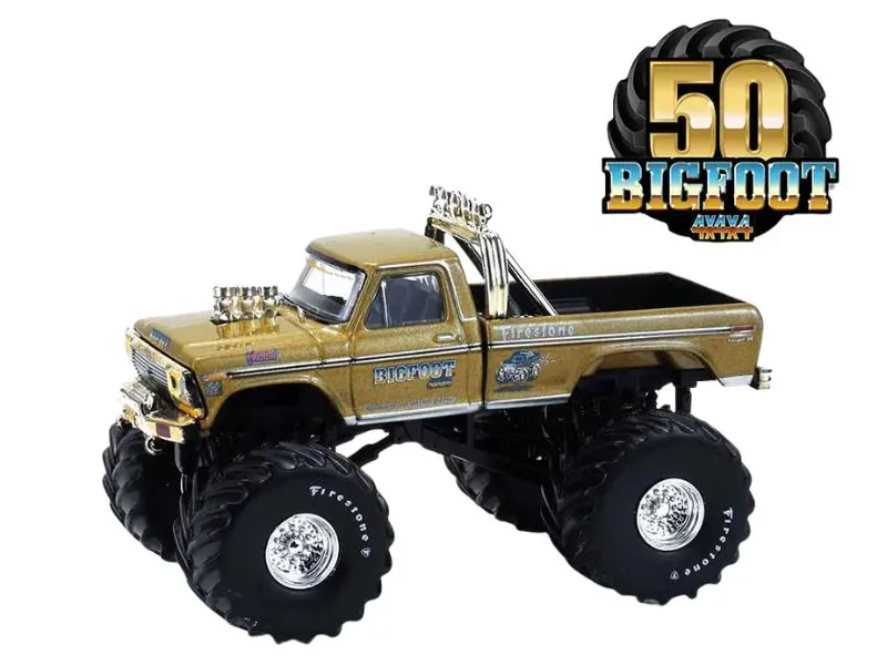 1979 Ford F-250 Monster Truck – Kings Of Crunch Bigfoot #1 50Th Anniversary Diecast 1:64 Scale Model - Greenlight 30552 1
