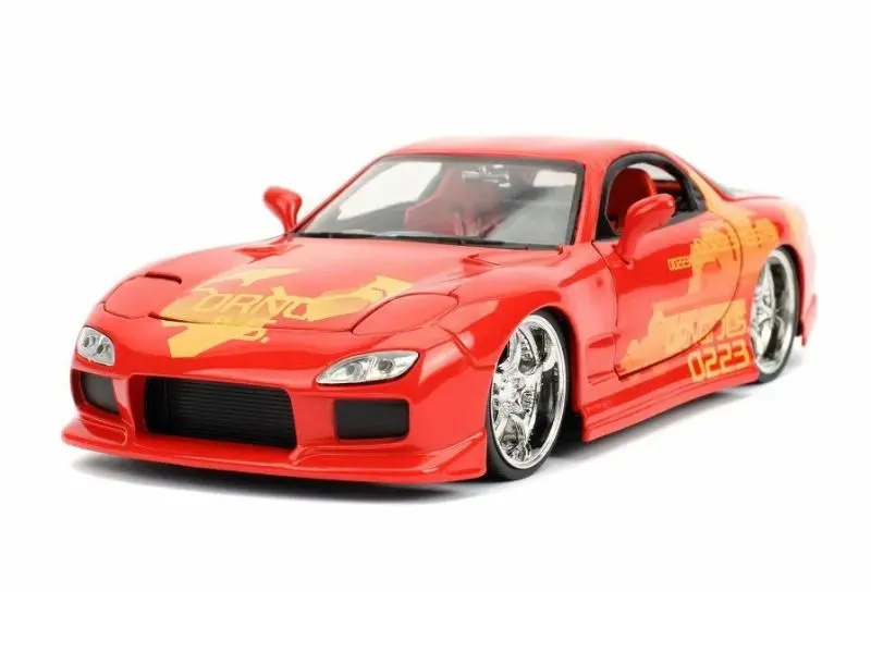 Julius’S 1993 Mazda Rx-7 (Fast & Furious) Diecast 1:24 Scale Model - Jada 30747 1