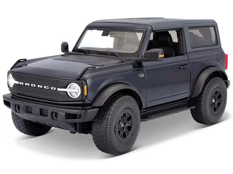 2021 Ford Bronco Wildtrak - Dark Blue (Special Edition) Diecast 1:18 Model Suv - Maisto 31456Bl 1