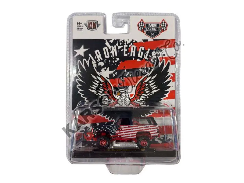 Chase 1974 Chevrolet K5 Blazer - Iron Eagle Diecast 1:64 Scale Models - M2 Machines 31500-Hs60 1