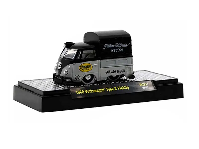 1960 Custom Volkswagen Short Pickup W/ Canvas Cover - Mooneye’S Diecast 1:64 Scale Model - M2 Machines 31500-Mjs51 1