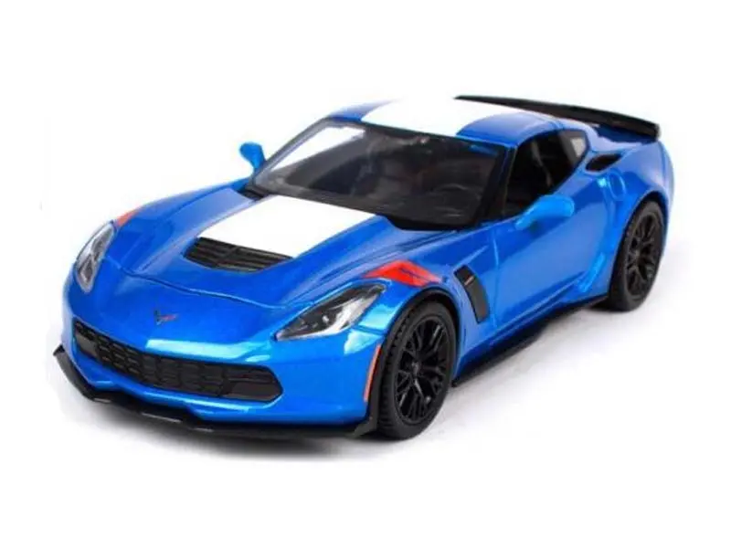 2017 Chevrolet Corvette Grand Sport - Blue (Special Edition) Diecast 1:24 Scale Model - Maisto 31516Bl 1