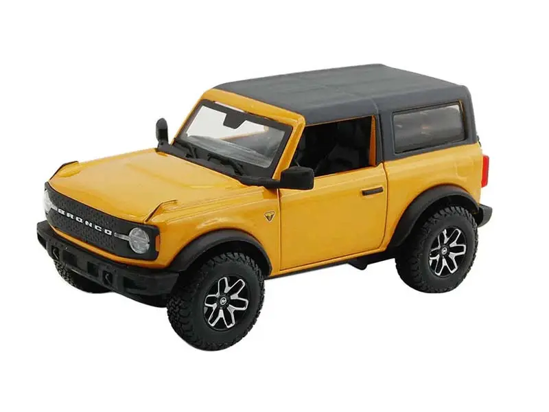 2021 Ford Bronco Badlands Orange W/ Black Top (Special Edition) Diecast 1:24 Scale Model Suv - Maisto 31530Or 1