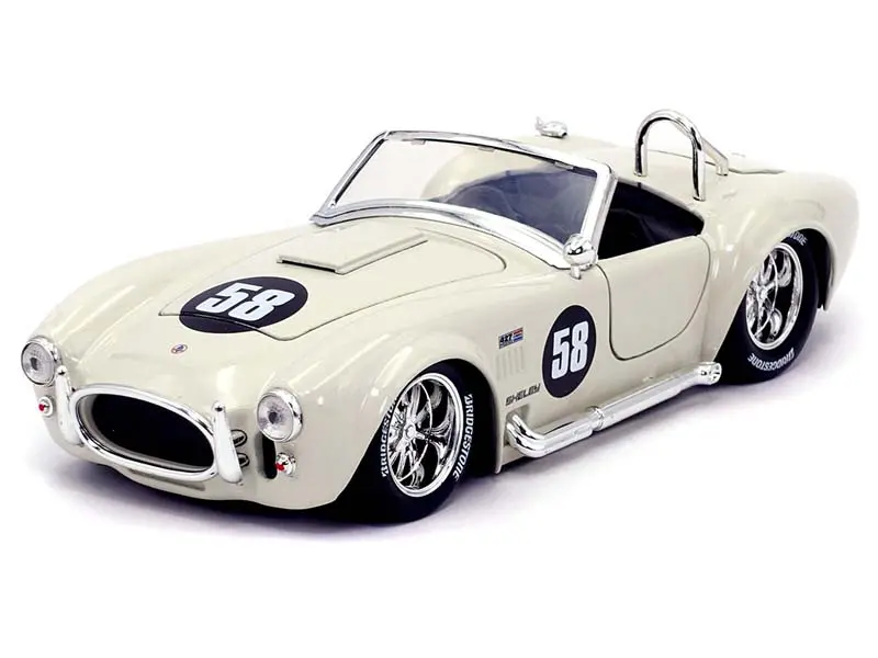 1965 Shelby Cobra 427 S/C #58 (Big Time Muscle) Diecast 1:24 Scale Model - Jada 31864 1