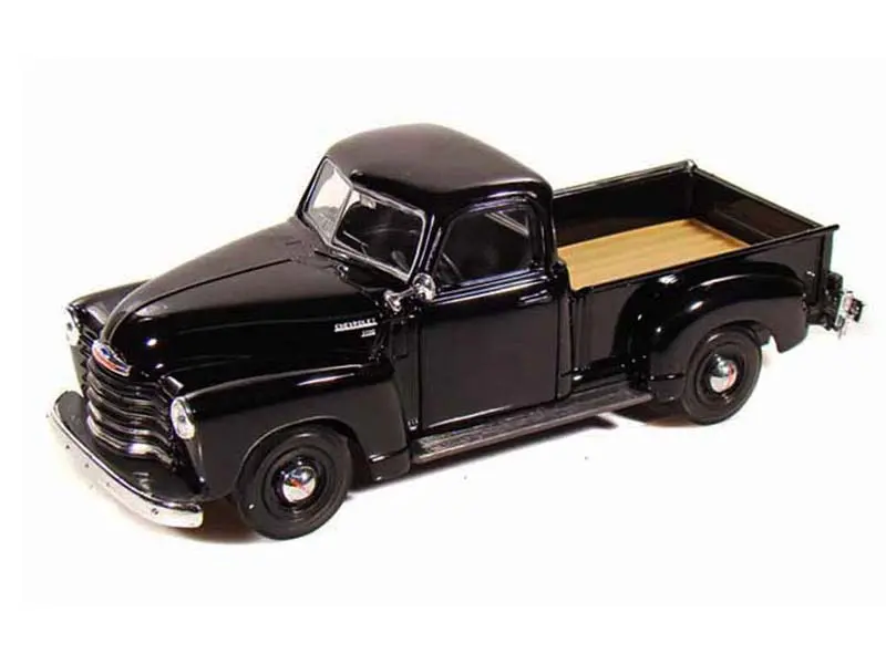 1950 Chevrolet 3100 Pickup Truck Black Diecast 1:25 Scale Model - Maisto 31952Bk 1