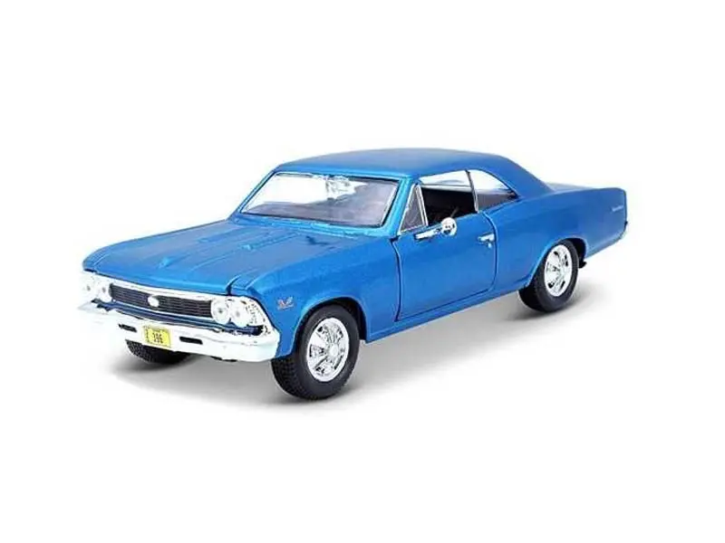 1966 Chevrolet Chevelle Ss 396 - Blue (Special Edition) Diecast 1:24 Scale Model - Maisto 31960Bl 1