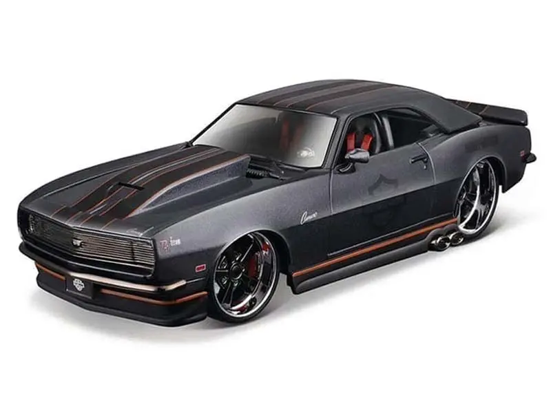 1968 Chevrolet Camaro - Black (Harley-Davision Custom) Diecast 1:24 Scale Model - Maisto 32273Bk 1