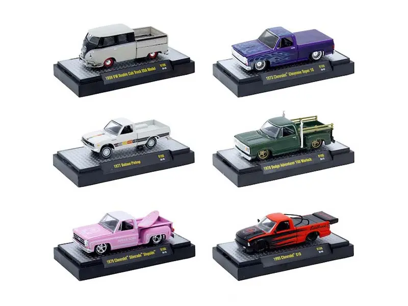 Auto-Thentics Release 108 Set Of 6 Diecast 1:64 Scale Models - M2 Machines 32500-108 1