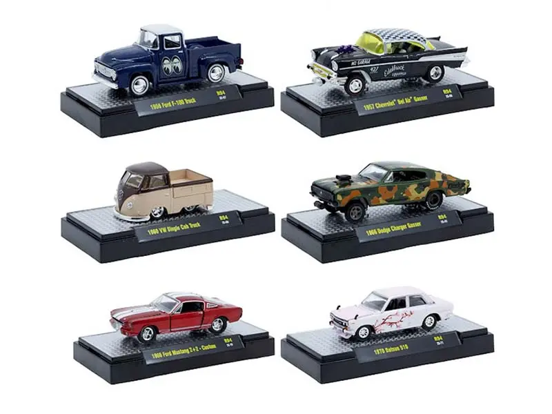 Pre-Order Detroit-Muscle Release 94 Assortment Set Of 6 Diecast 1:64 Scale Models - M2 Machines 32600-94 1