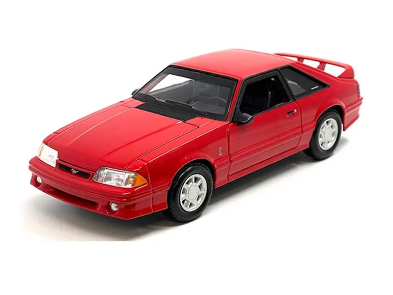 1993 Ford Mustang Svt Cobra – Red Diecast 1:24 Scale Model - Maisto 32906Rd 1