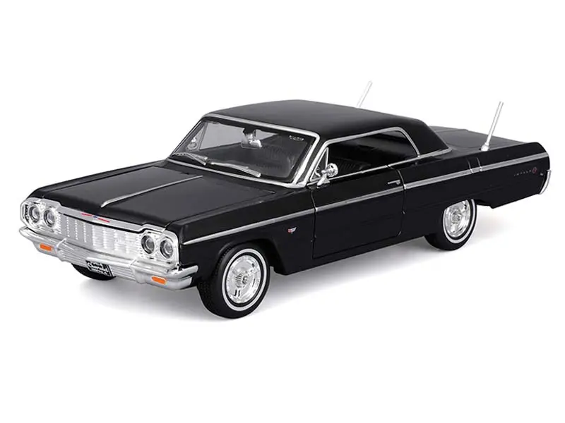 1964 Chevrolet Impala Ss – Black Diecast 1:24 Scale Model - Maisto 32908Bk 1