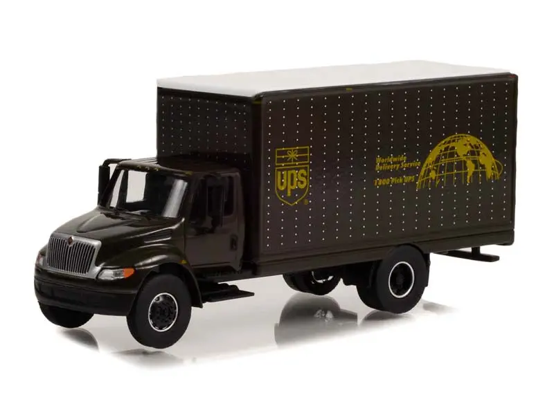 2013 International Durastar Box Van - United Parcel Service Ups (H.D. Trucks Series 24) Diecast 1:64 Scale Model - Greenlight 33240B 1
