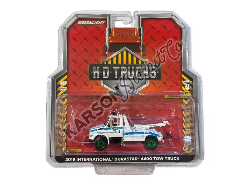 Chase 2019 International Durastar 4400 Tow Truck - Port Authority Of Ny & Nj Police (H.D. Trucks Series 25) Diecast 1:64 Model - Greenlight 33250A 1