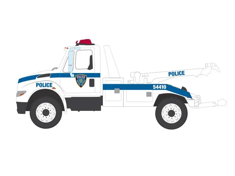 2019 International Durastar 4400 Tow Truck - Port Authority Of Ny & Nj Police (H.D. Trucks Series 25) Diecast 1:64 Model - Greenlight 33250A 1